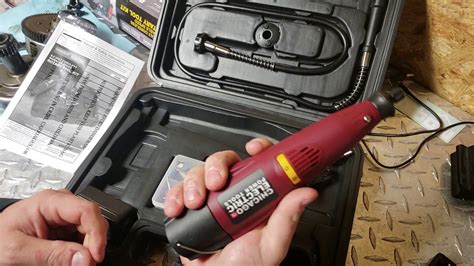 Well balanced for superior control Variable speed control for a wide range of materials. . Harbor freight rotary tool review